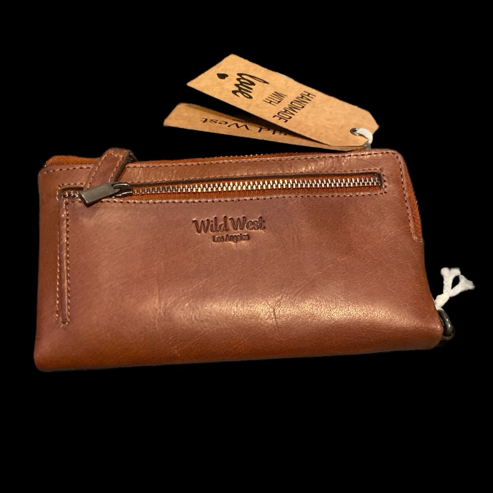 Wild West Los Angeles Brown Leather Wallet